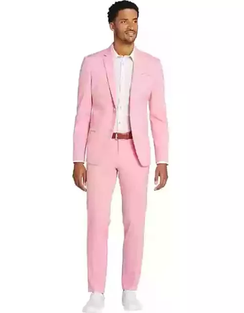 Egara Skinny Fit Notch Lapel Men's Suit Separates Jacket Watermelon