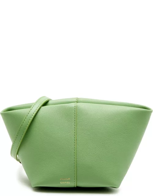 Mansur Gavriel Tulipano Leather Cross-body bag - Mint