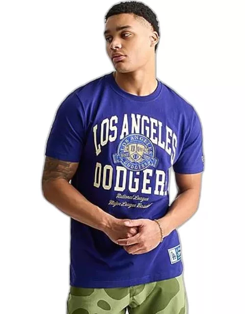 Men's New Era Los Angeles Dodgers MLB Letterman Classic T-Shirt