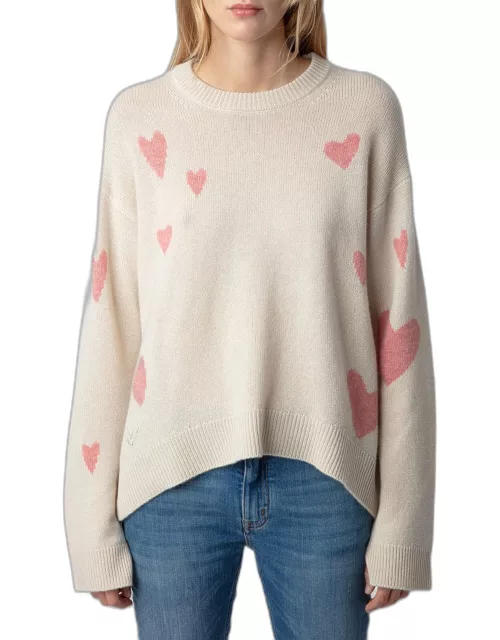 Markus Hearts Cashmere Sweater