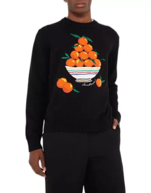 Men's Pyramide D'Oranges Intarsia Sweater