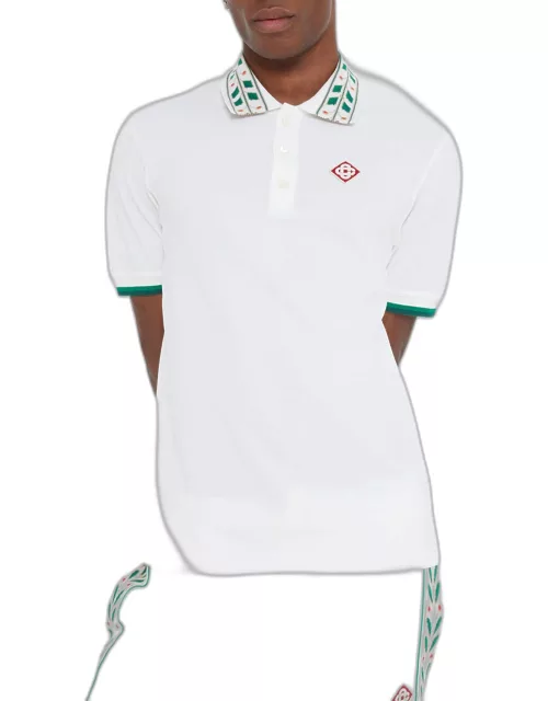 Men's Classic Laurel Pique Polo Shirt