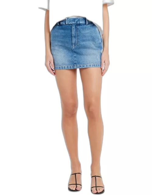 Lula Denim Mini Skirt