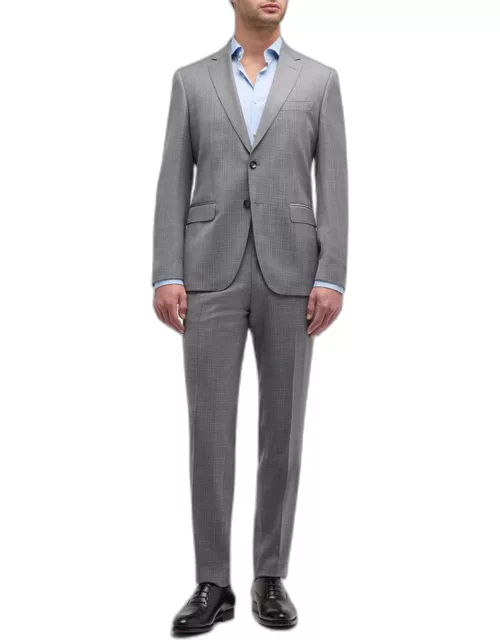 Men's Cotton-Wool Two-Button Suit