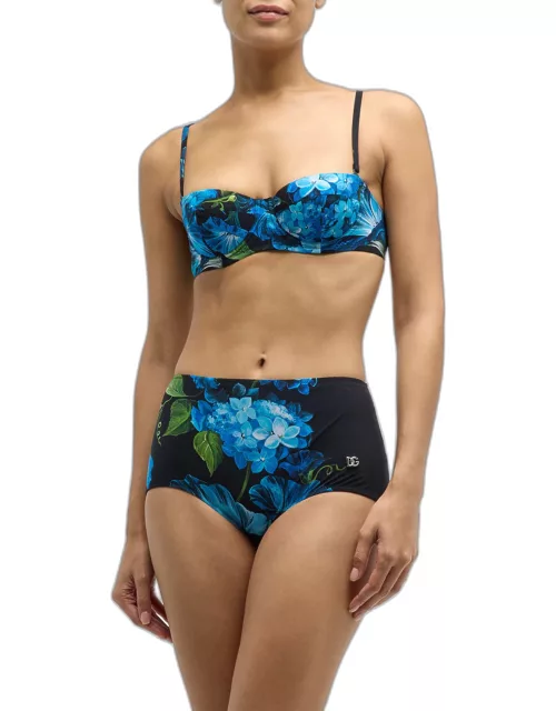 Floral-Print Two-Piece Swimsuit