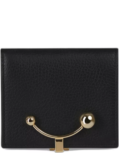 Crescent Flap Leather Wallet