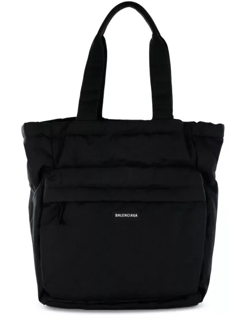 Balenciaga Logo Patch Top Handle Bag