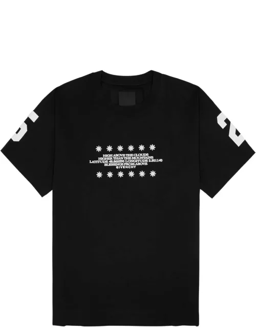 Givenchy Printed Cotton T-shirt - Black
