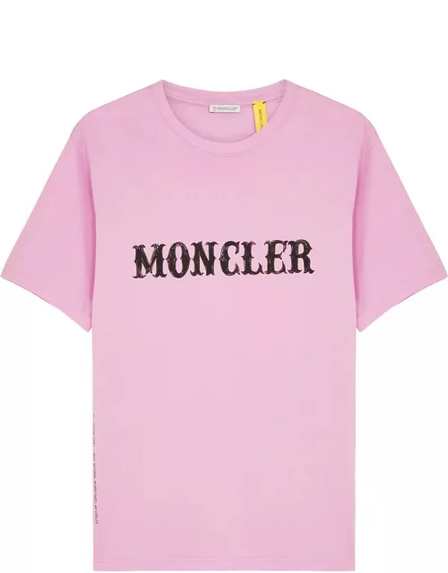 Moncler 7 Moncler Frgmt Logo-print Cotton T-shirt - Pink