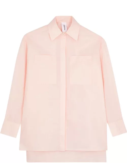 Foemina Eadie Drawstring Cotton Shirt - Light Pink - 8 (UK8 / S)