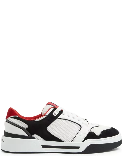 Dolce & Gabbana New Roma Panelled Mesh Sneakers - White - 44 (IT44 / UK10)