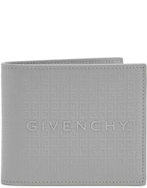 Givenchy 4G Logo Leather Wallet - Grey