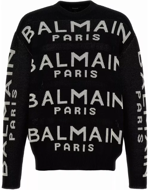Balmain All-over Logo Sweater