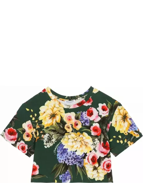 Dolce & Gabbana T-shirt With Garden Print