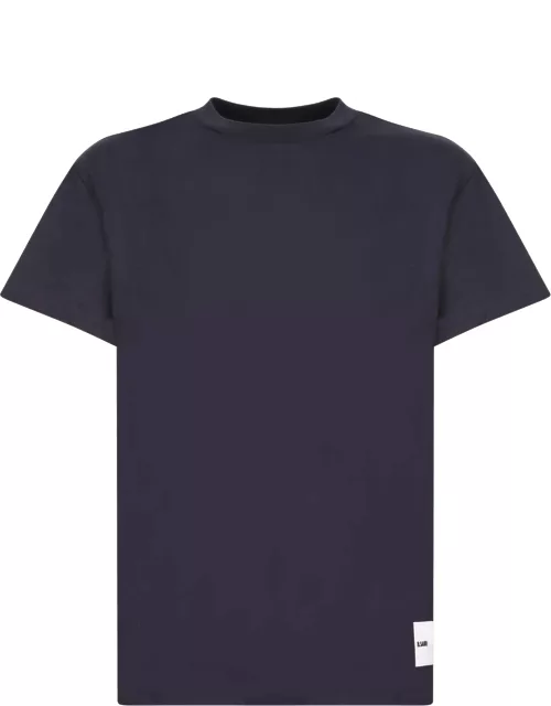 Jil Sander Blue Organic Cotton T-shirt