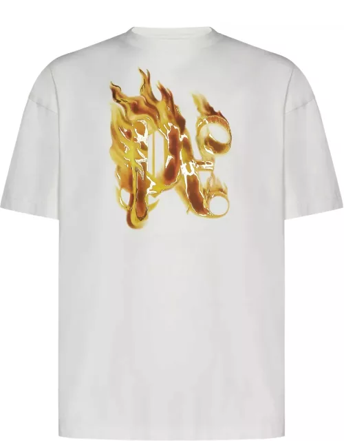 Palm Angels Burning Monogram T-shirt