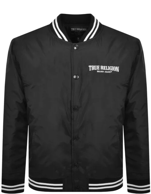 True Religion Arch Bomber Jacket Black