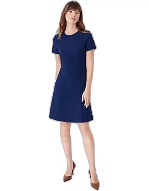 Ann Taylor The Flare Dress in Fluid Crepe