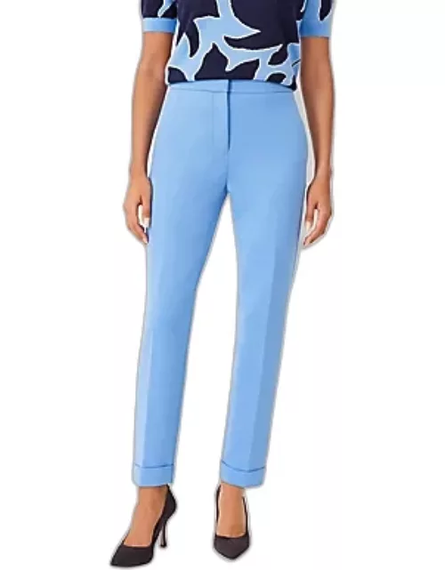 Ann Taylor The High Rise Eva Ankle Pant in Double Knit - Curvy Fit