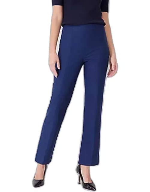 Ann Taylor The Petite Side Zip Pencil Pant in Polished Deni