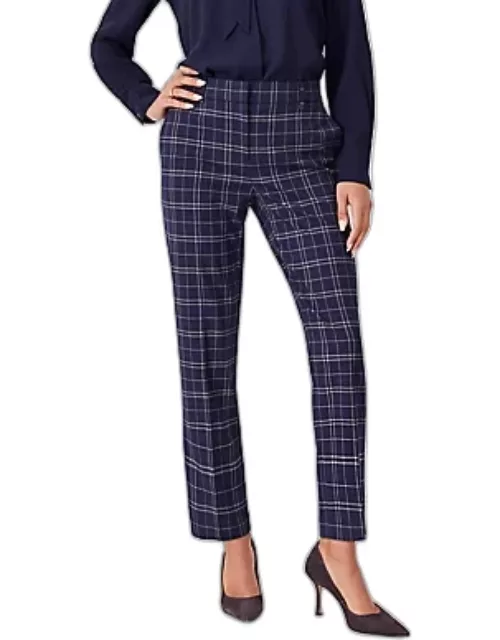 Ann Taylor The Petite Eva Ankle Pant in Plaid