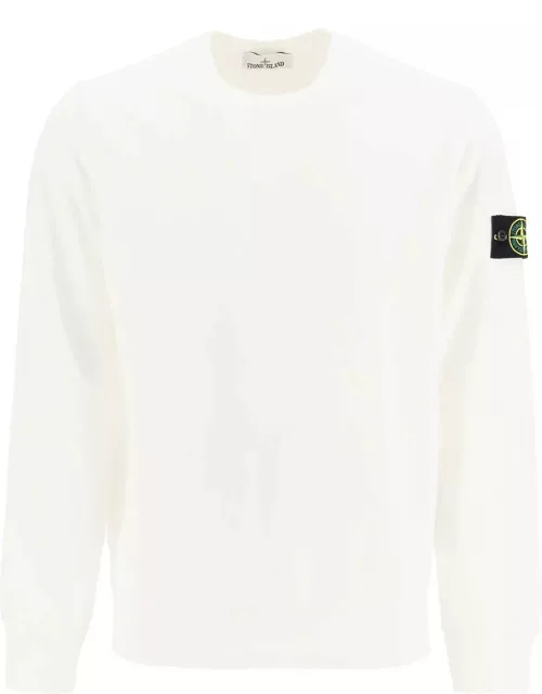 STONE ISLAND light sweatshirt with logo badge