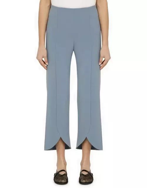 Light blue Normann trousers with slit