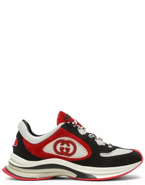 Low Run black and red trainer