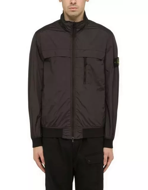 Lightweight charcoal-coloured technical jacket