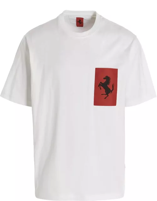 Ferrari T-shirt label Pocket