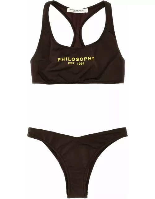 Philosophy di Lorenzo Serafini Logo Print Bikini