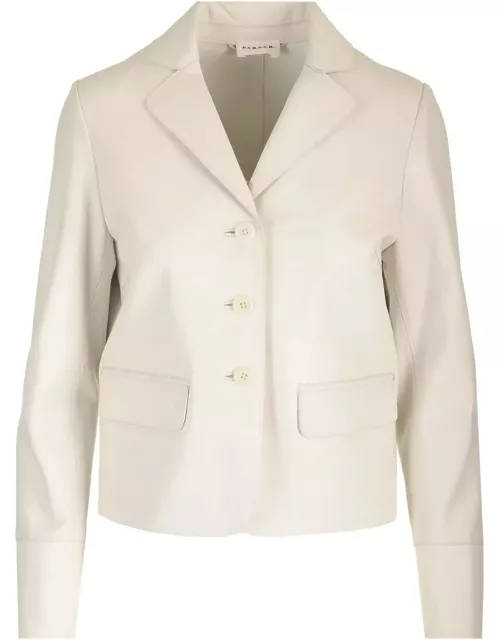 Parosh White Nappa Jacket