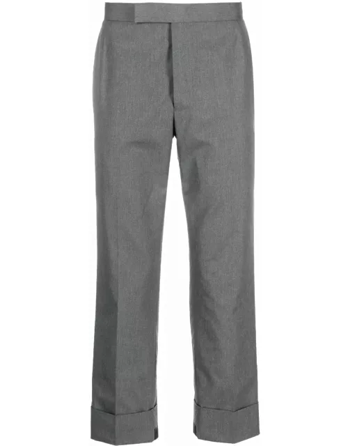 Thom Browne Fit 1 Gg Backstrap Trouser In Typewriter Cloth