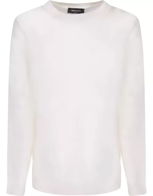 Fabiana Filippi Premium Yarn White Sweater
