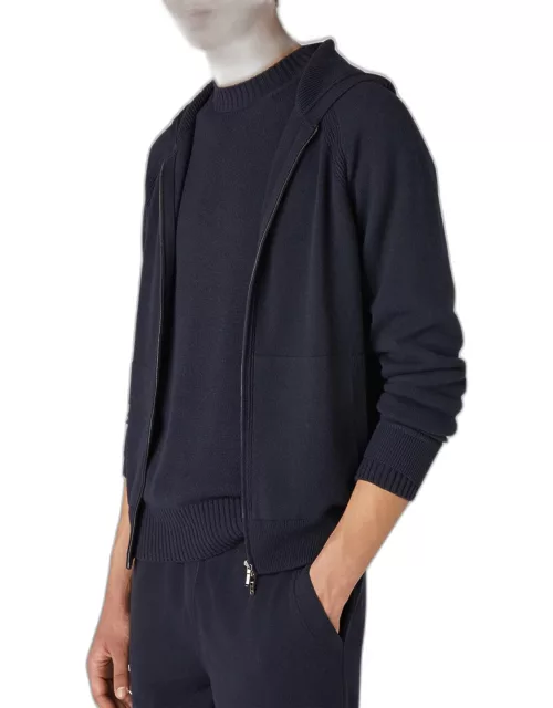 Men's Merano Cashmere Knit Hooded Sweater