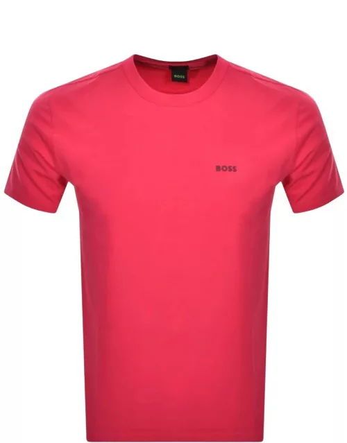 BOSS Tee T Shirt Pink