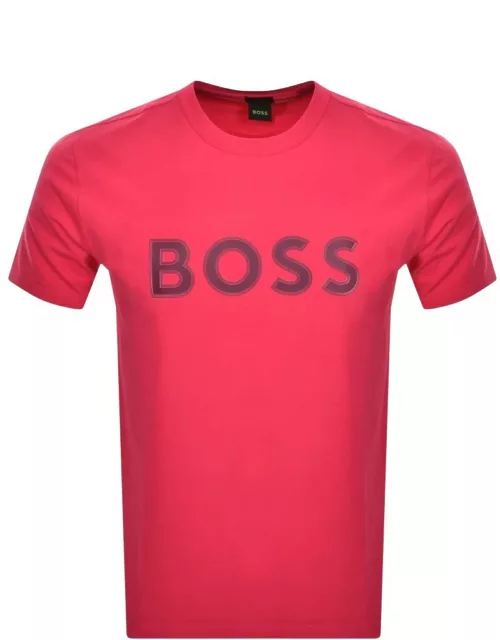 BOSS Tee 1 T Shirt Pink