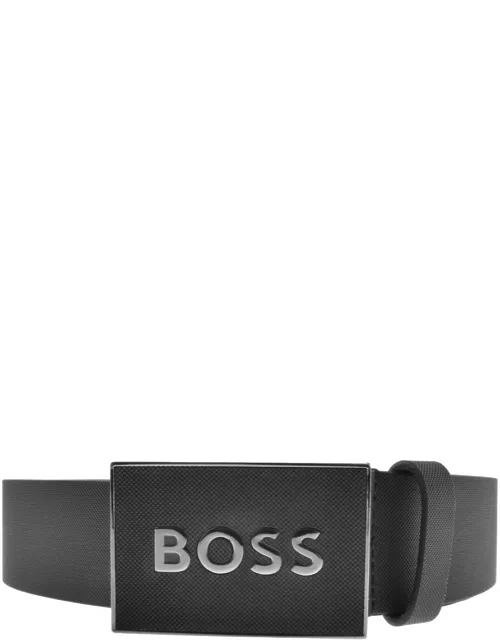 BOSS Icon Leather Belt Black