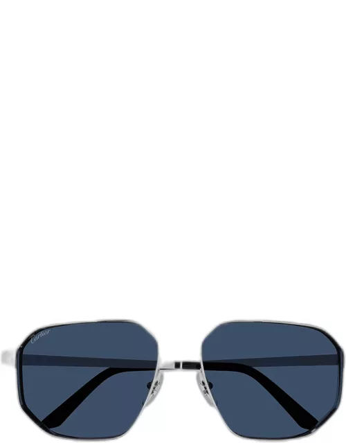 Men's CT0462S Metal Aviator Sunglasse