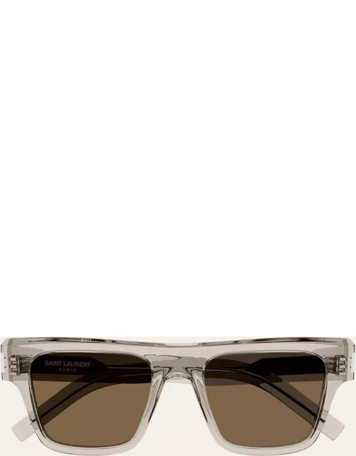Men's SL 469 Acetate Rectangle Sunglasse