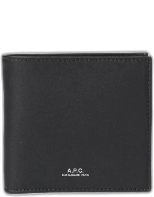 Wallet A.P.C. Men colour Black