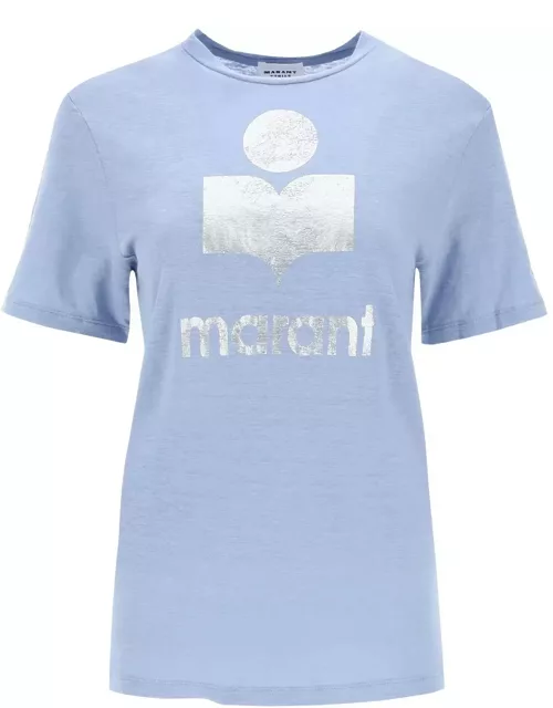 MARANT ETOILE Zewel T-shirt with metallic logo print