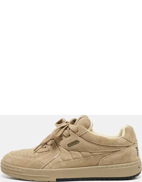 Palm Angels Olive Green Suede Lace Up Sneaker