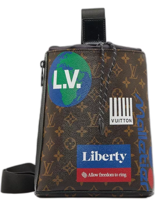 Louis Vuitton Brown Monogram Chalk Sling Bag