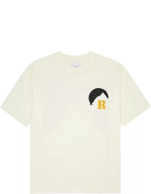Rhude Moonlight Logo Cotton T-shirt - White