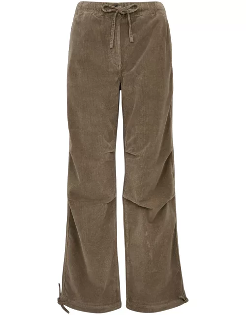Ganni Straight-leg Corduroy Trousers - Beige - 34 (UK6 / XS)
