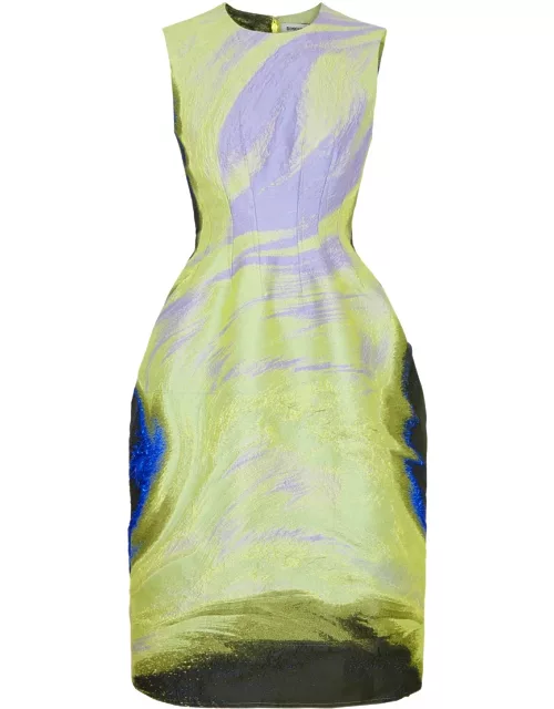 Jonathan Simkhai Eli Metallic Cloqué Midi Dress - Multicoloured 1 - 6 (UK10 / S)