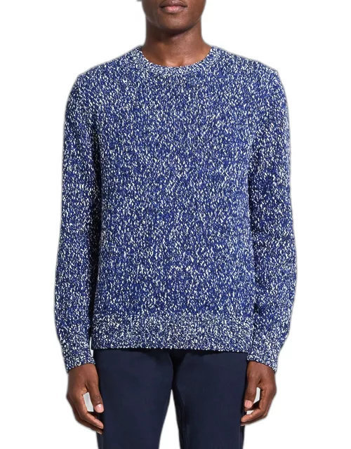 Men's Mauno Cotton Melange Crewneck Sweater