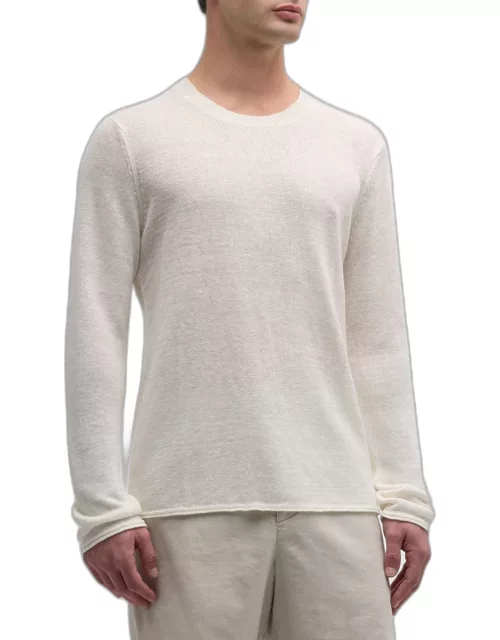 Men's Kevin Linen Crewneck Sweater