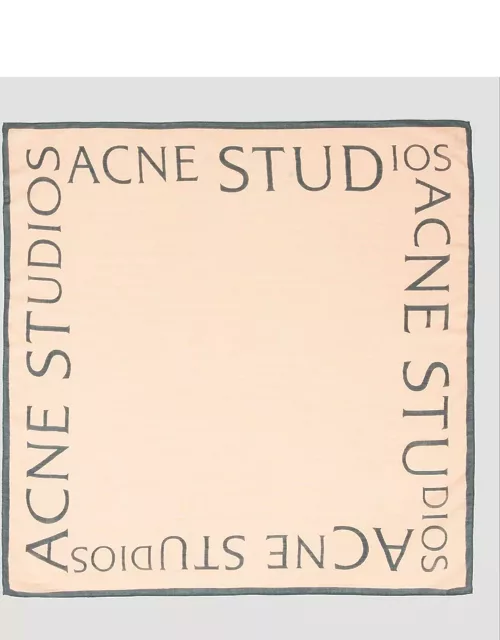 Acne Studios Logo Printed Square-shaped Scarf